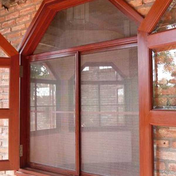 Lưới chống côn trùng cố định HP016 - Màu vân gỗ